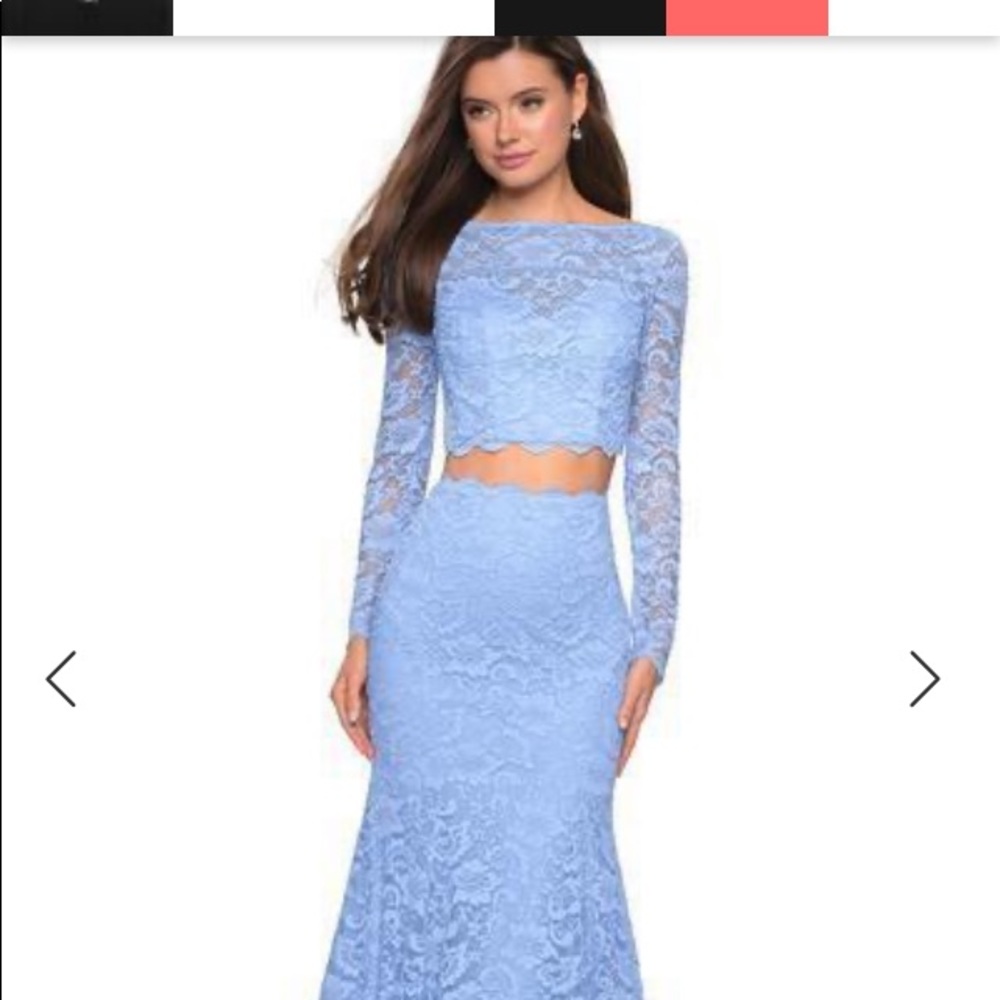 Lace dress with AB crystals